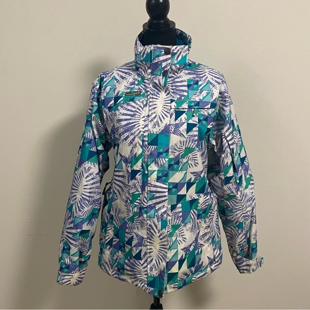Liquid Venture Jacket Kids Size XL Abstract Print Snow ski Jacket